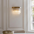 Clermont 2 Light Wall Light Warm Brass