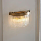 Clermont 2 Light Wall Light Warm Brass