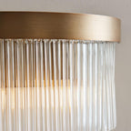 Clermont 2 Light Wall Light Warm Brass