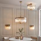Clermont 2 Light Wall Light Warm Brass