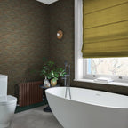 Empress Grasscloth Bottle Green