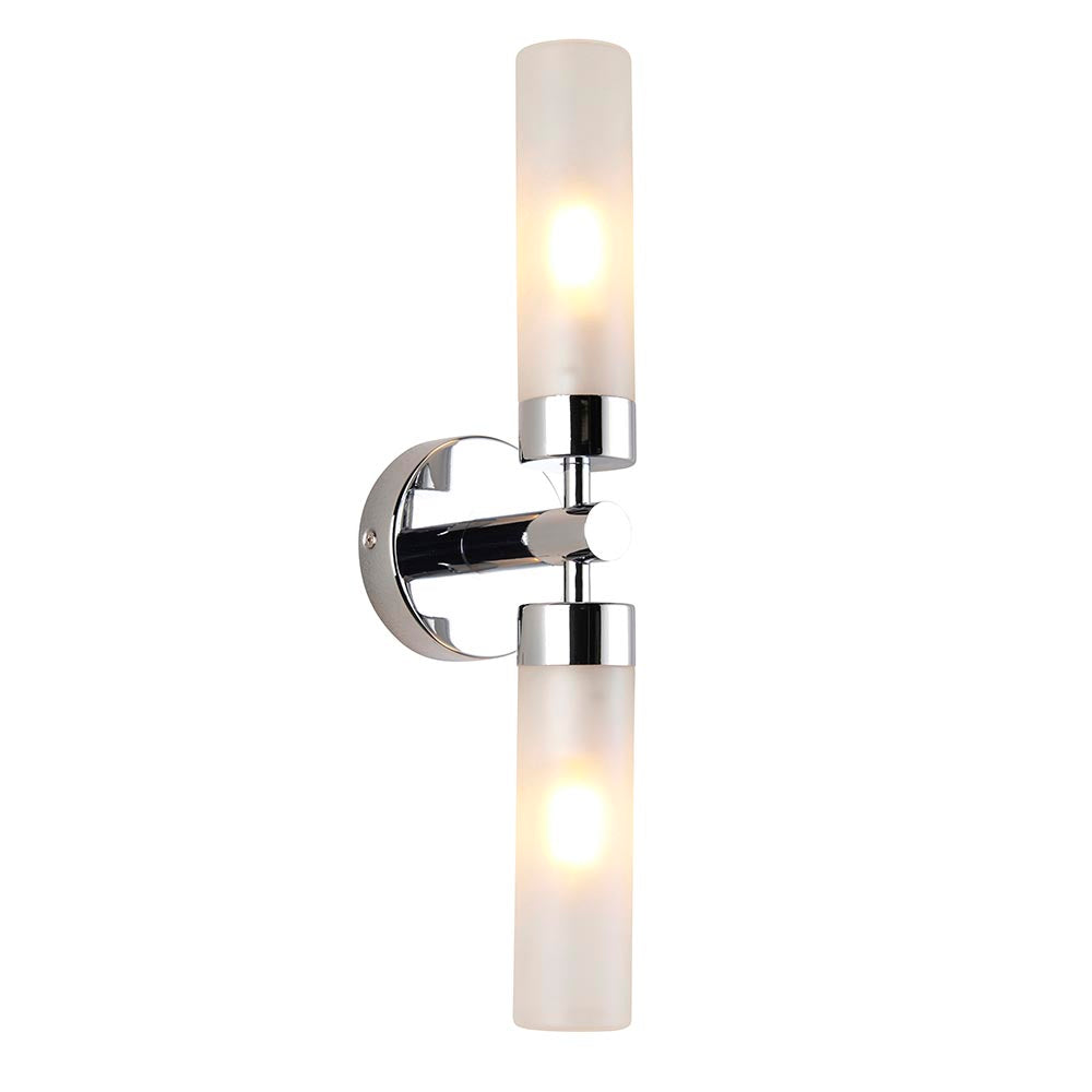 Frost 2lt Wall IP44 6W - Chrome