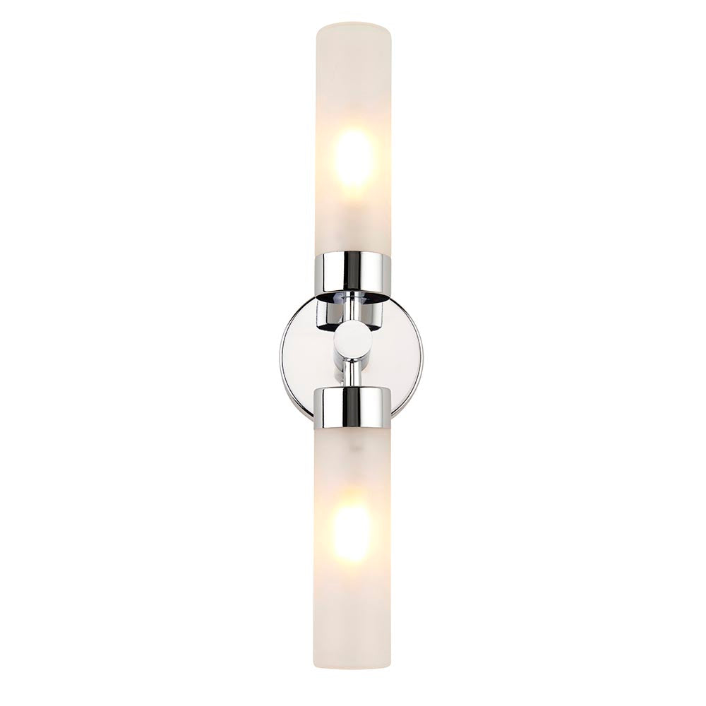 Frost 2lt Wall IP44 6W - Chrome