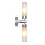 Frost 2lt Wall IP44 6W - Chrome