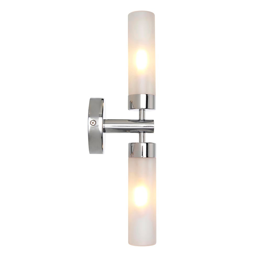 Frost 2lt Wall IP44 6W - Chrome