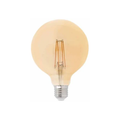 E27 6W Amber Straight G125 3000k Dimmable