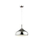 Rosia - Sand Chrome Metal Pendant