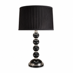 Merin Crystal Table Lamp - Black