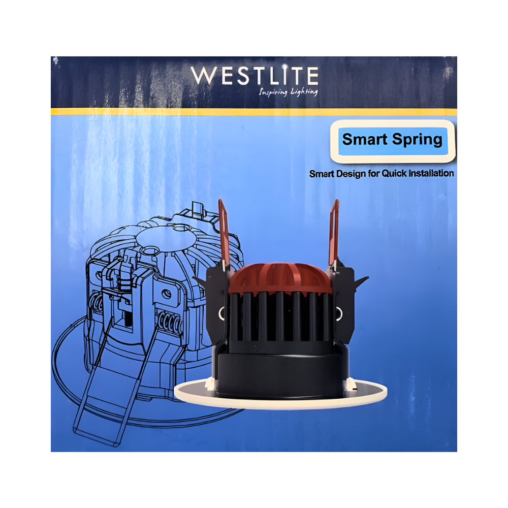 WDL8 - Fire Rated Downlight With Smart Spring & 4 CCT Selectable