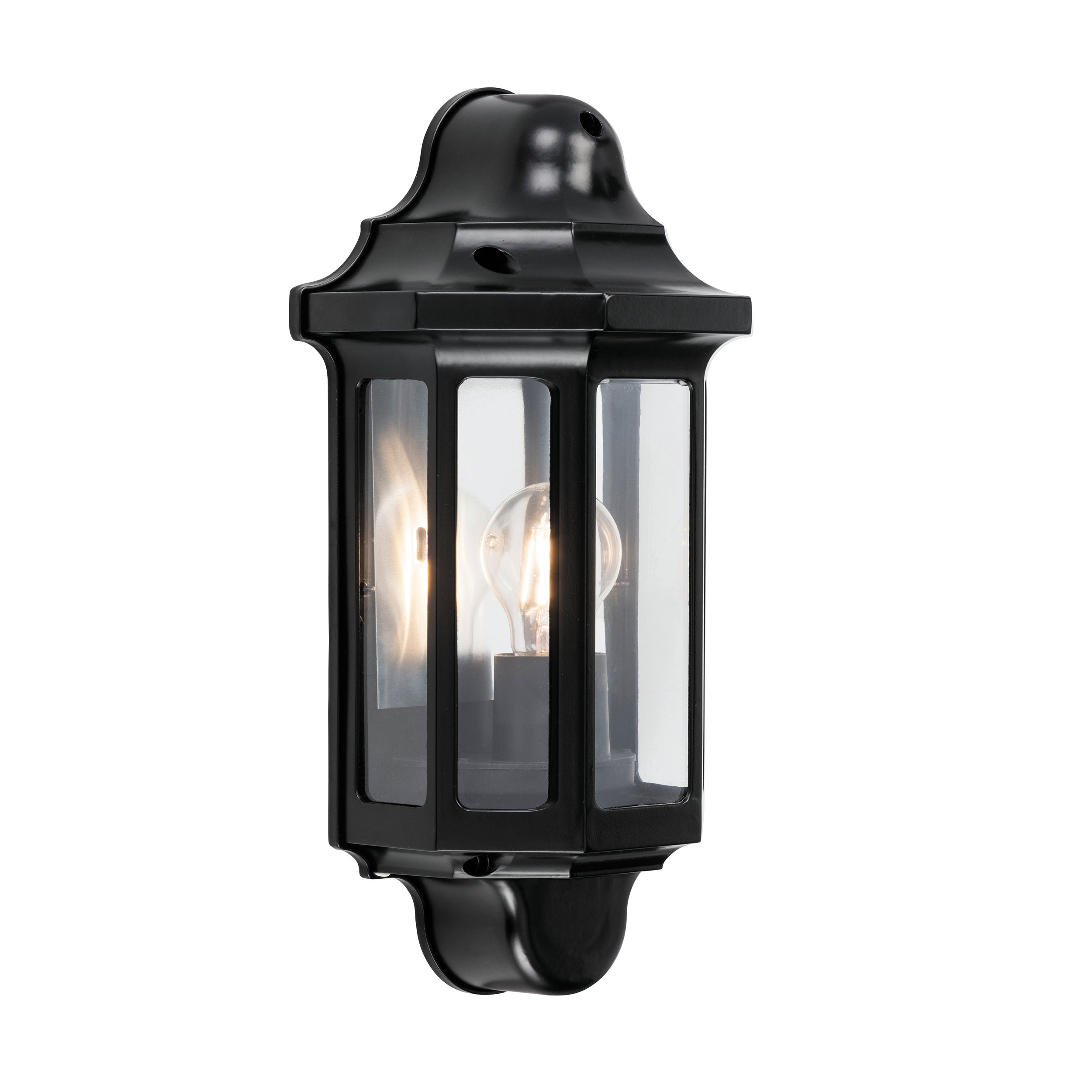 Traditional half lantern IP44 15W