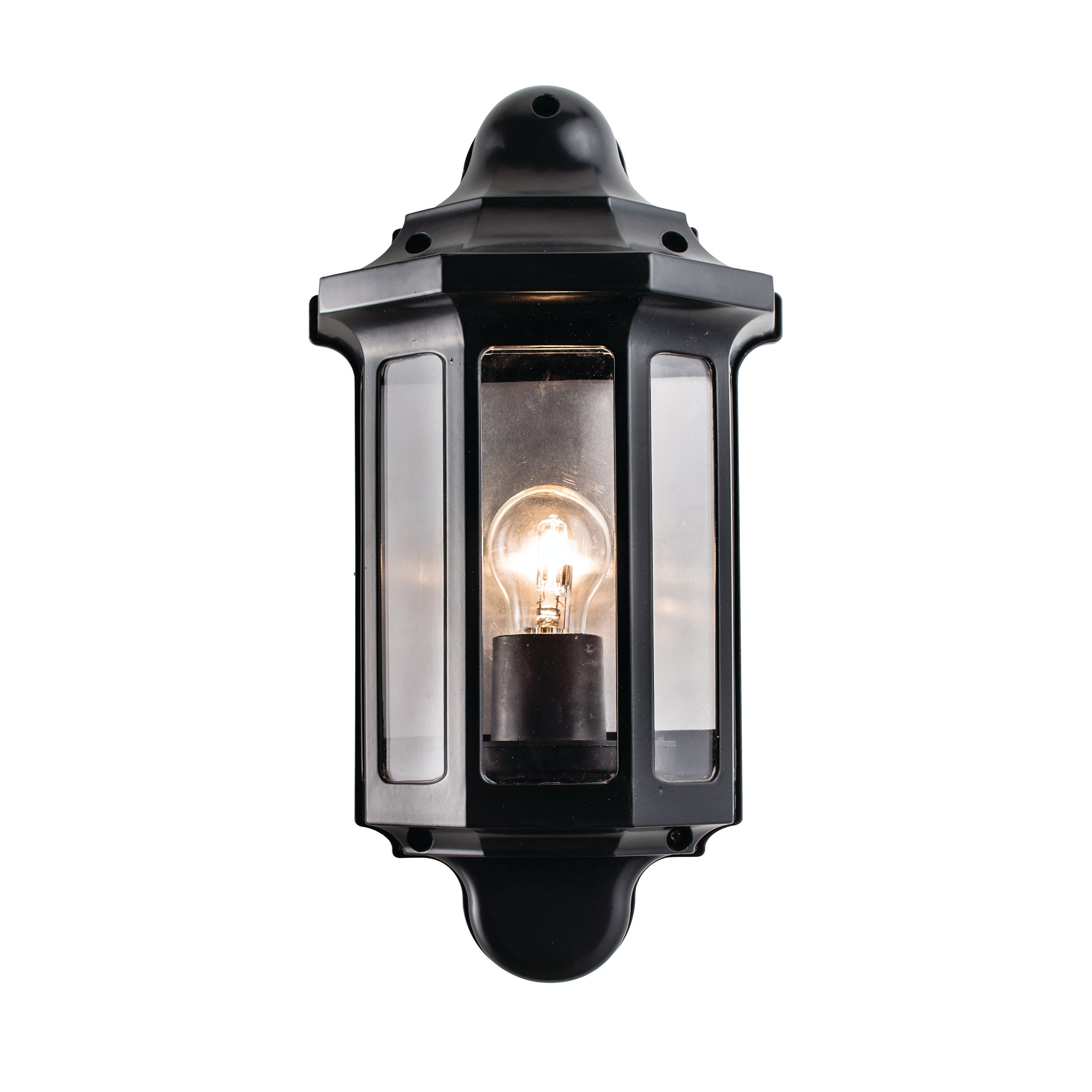 Traditional half lantern IP44 15W
