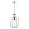 Aled Pendant Polished Chrome and Glass