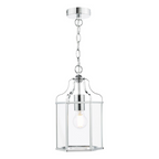 Aled Pendant Polished Chrome and Glass