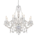 Clarence 12 Light Clear Acrylic Chandelier