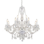 Clarence 12 Light Clear Acrylic Chandelier
