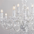 Clarence 12 Light Clear Acrylic Chandelier