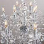 Clarence 12 Light Clear Acrylic Chandelier