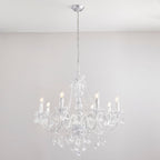 Clarence 8 Light Clear Acrylic Chandelier