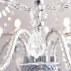 Clarence 8 Light Clear Acrylic Chandelier