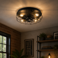 TRONDHEIM Black Matt Finish Ceiling Fan