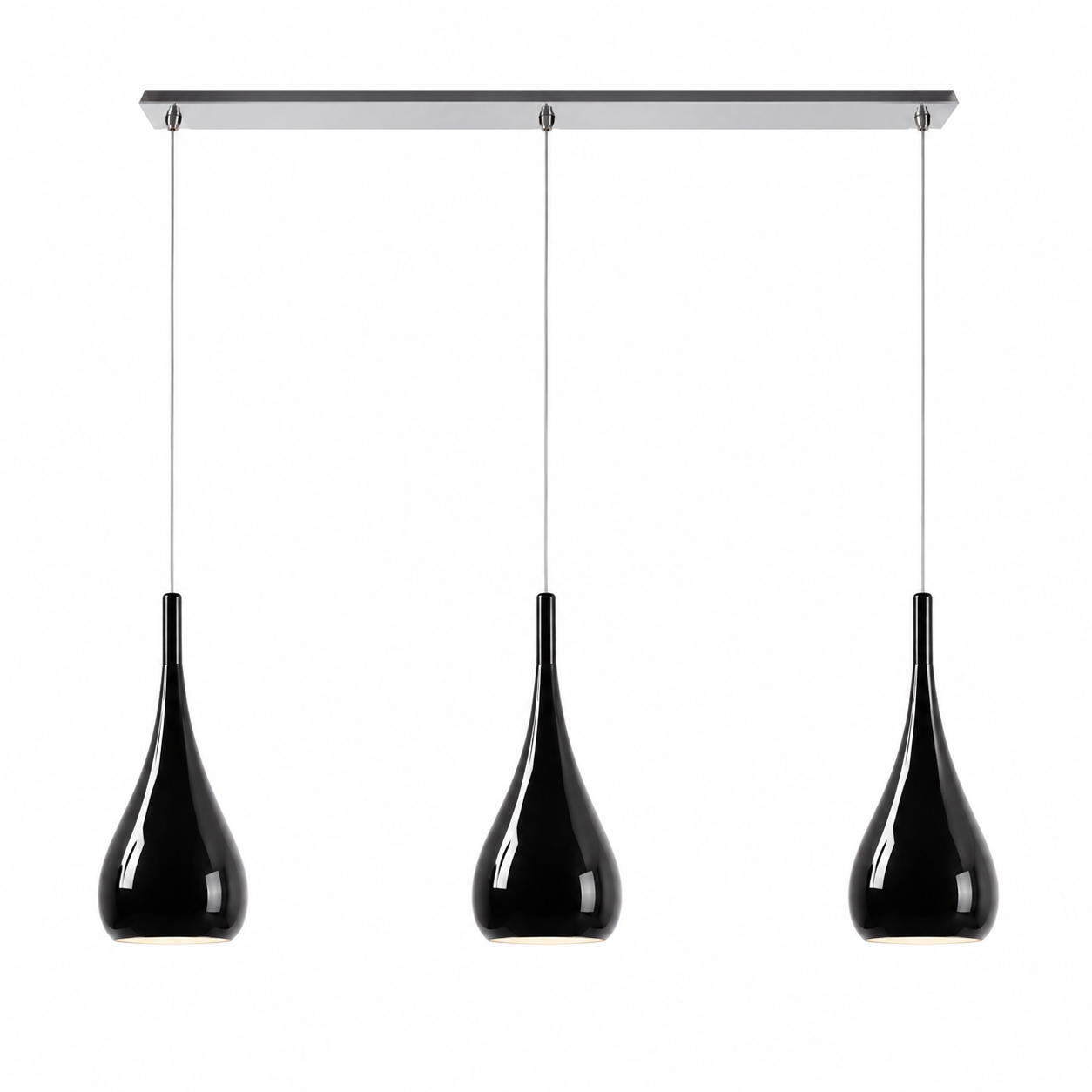 Maia 1 Black 3 Light Bar