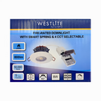 WDL8 - Fire Rated Downlight With Smart Spring & 4 CCT Selectable