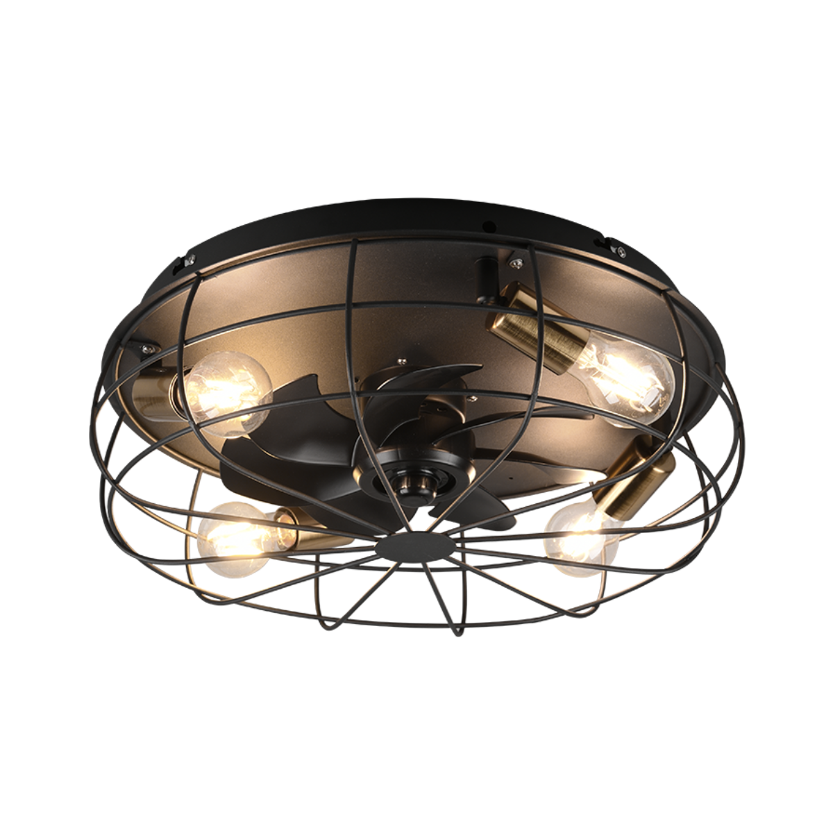 TRONDHEIM Black Matt Finish Ceiling Fan