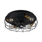 TRONDHEIM Black Matt Finish Ceiling Fan