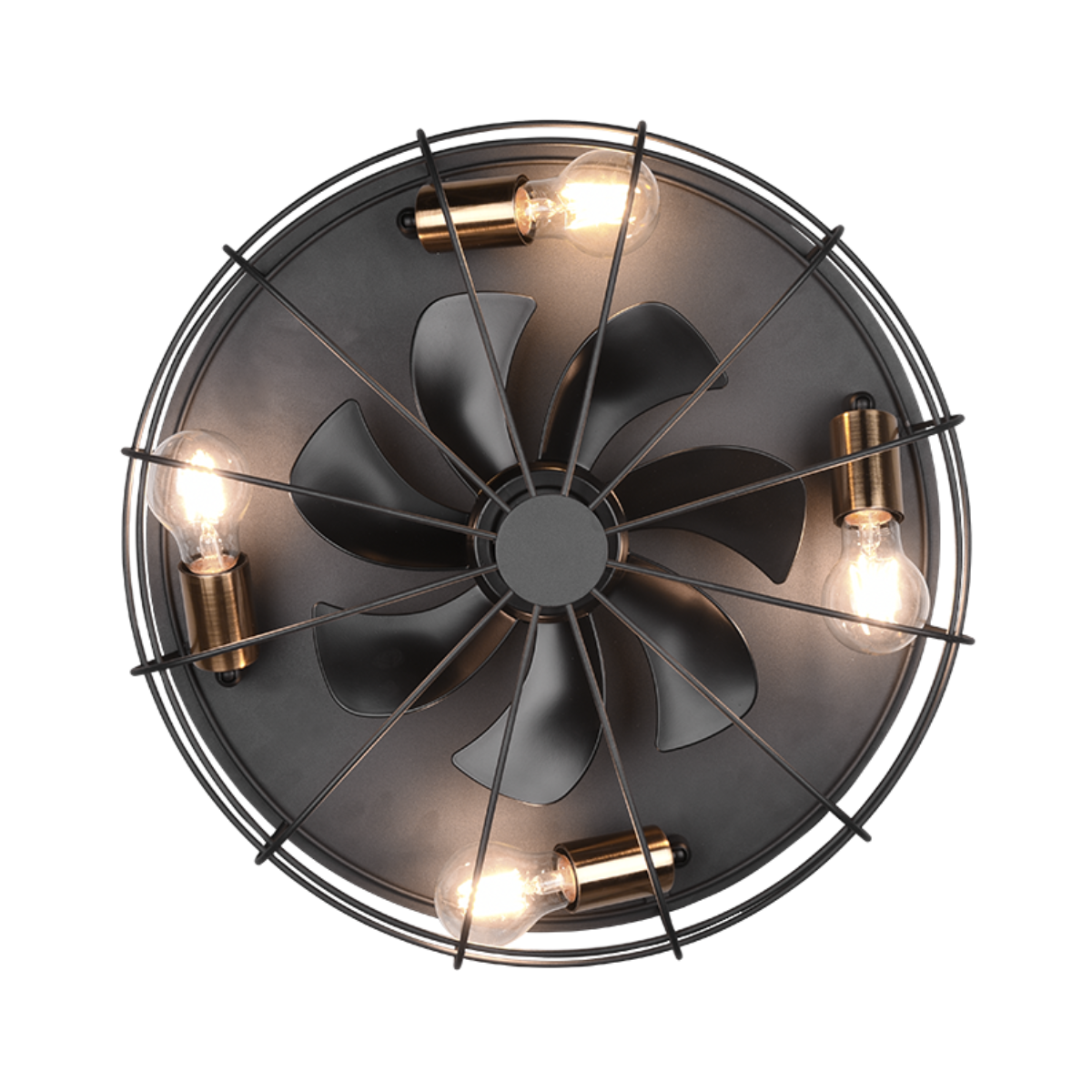 TRONDHEIM Black Matt Finish Ceiling Fan