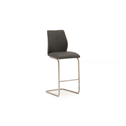 Ethan Bar Chair Satin Steel - Colour Options