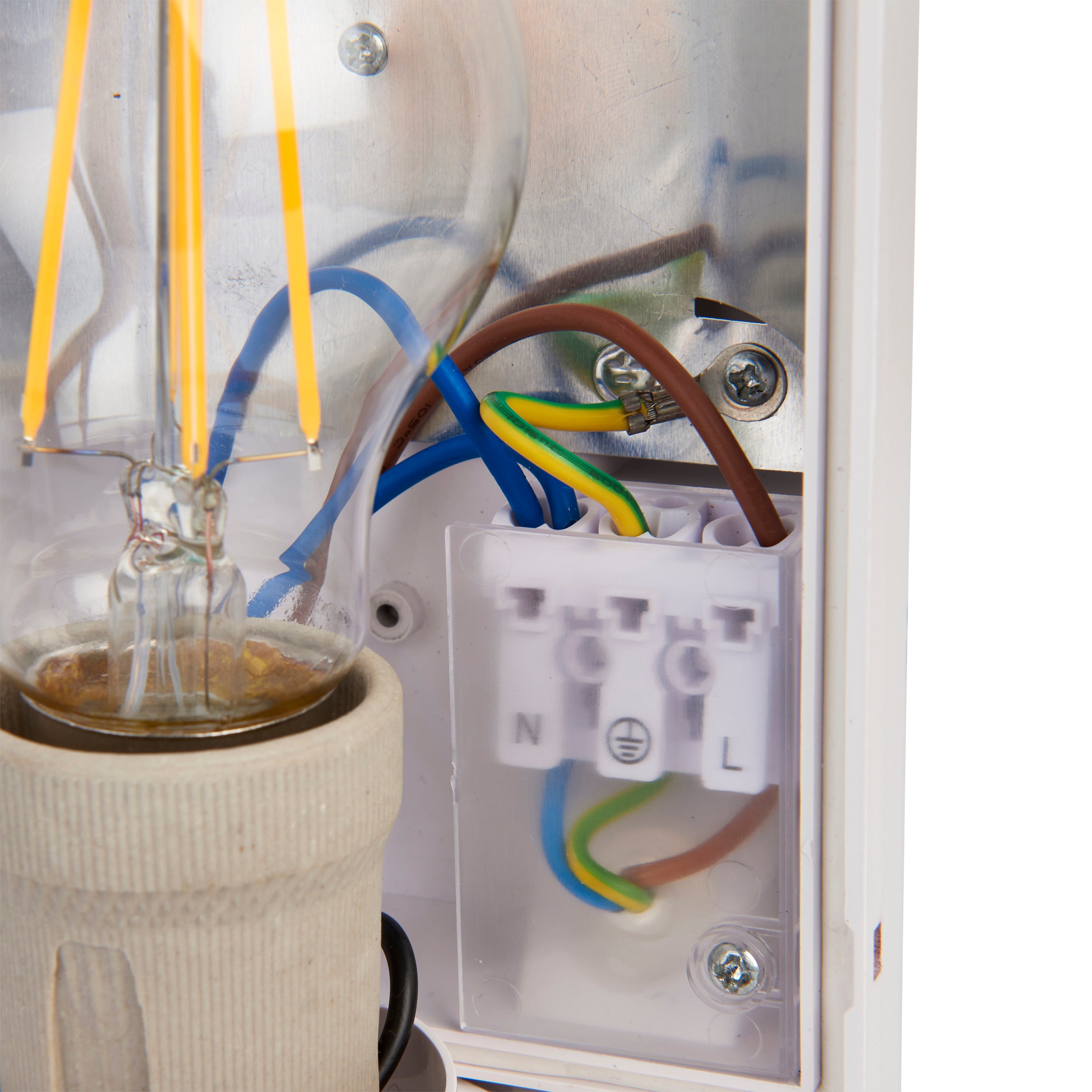 Motion PIR 1lt wall IP44 60W