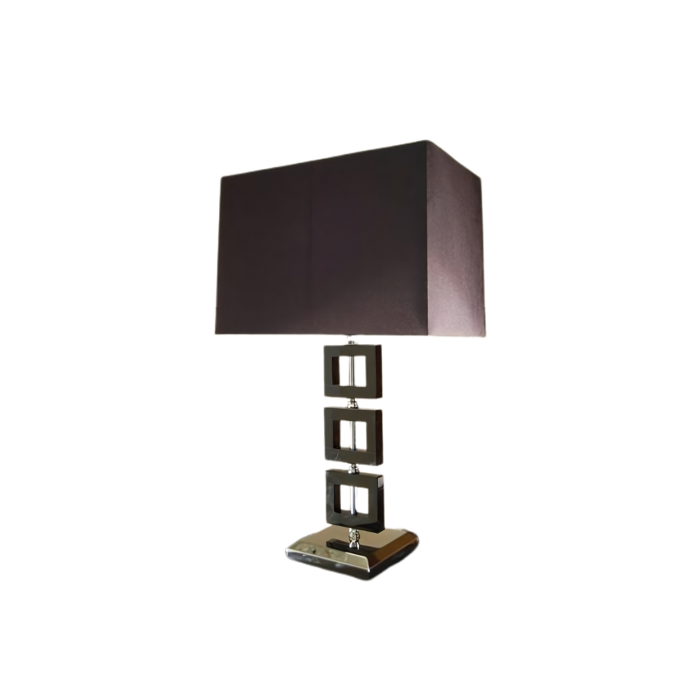 Zlin Black Crystal Table Lamp