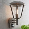 Inova PIR 1lt wall IP44 60W - Steel
