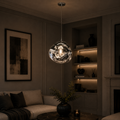 Mensa 300 Chrome Glass Pendant