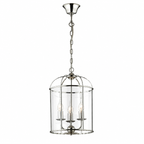 Westlite Lantern 3 Light Round - Chrome