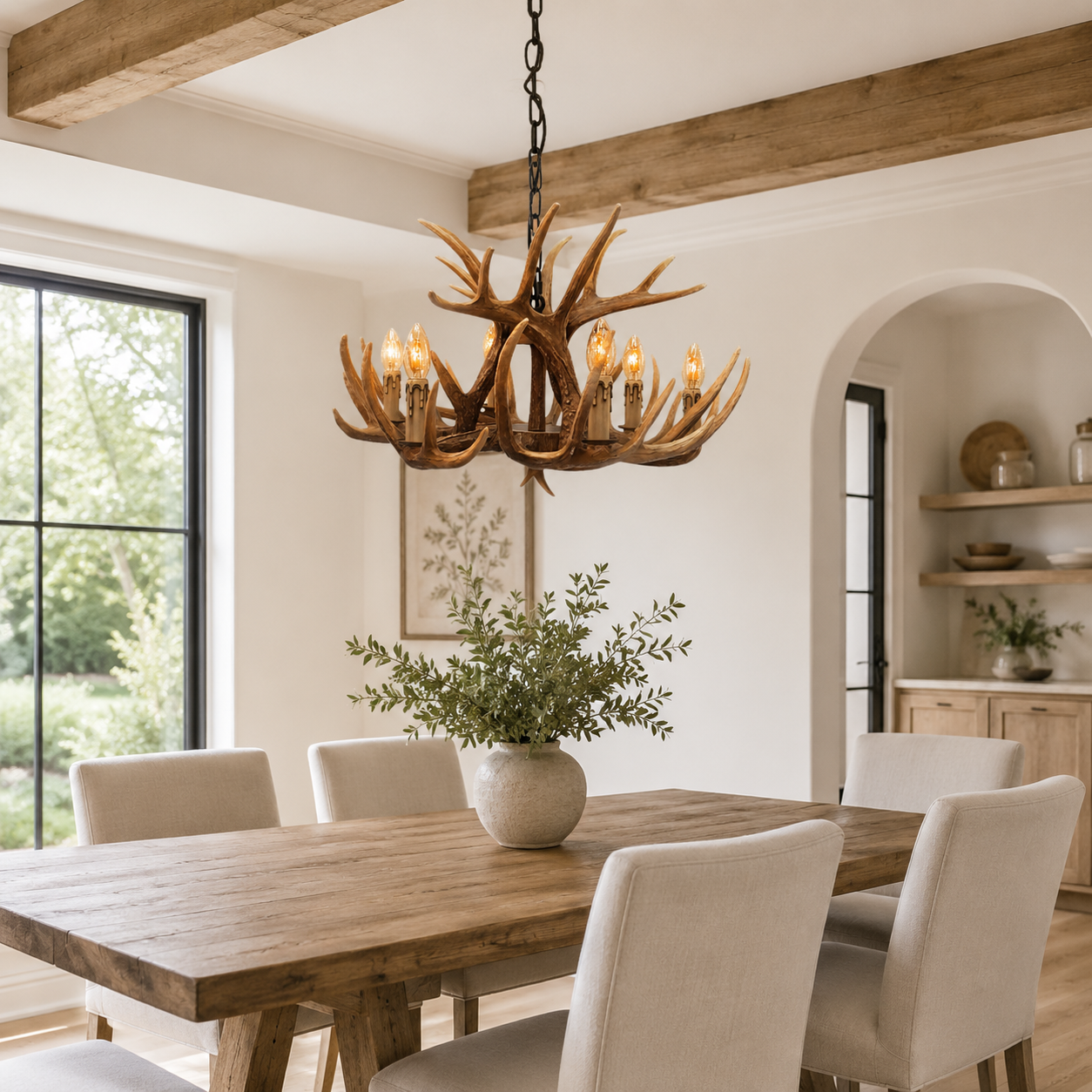 Deer 6 Light  Ceiling Light