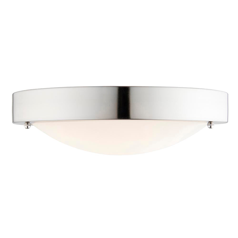 Portico LED CCT IP44 9W Satin Nickel