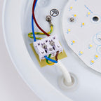 Portico LED CCT IP44 9W Satin Nickel