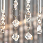 Camille 24-Light Chandelier: Glass Rod & Bead Cascade