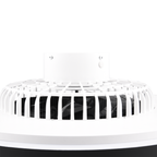 HALMSTAD Black LED Ring Ceiling Fan