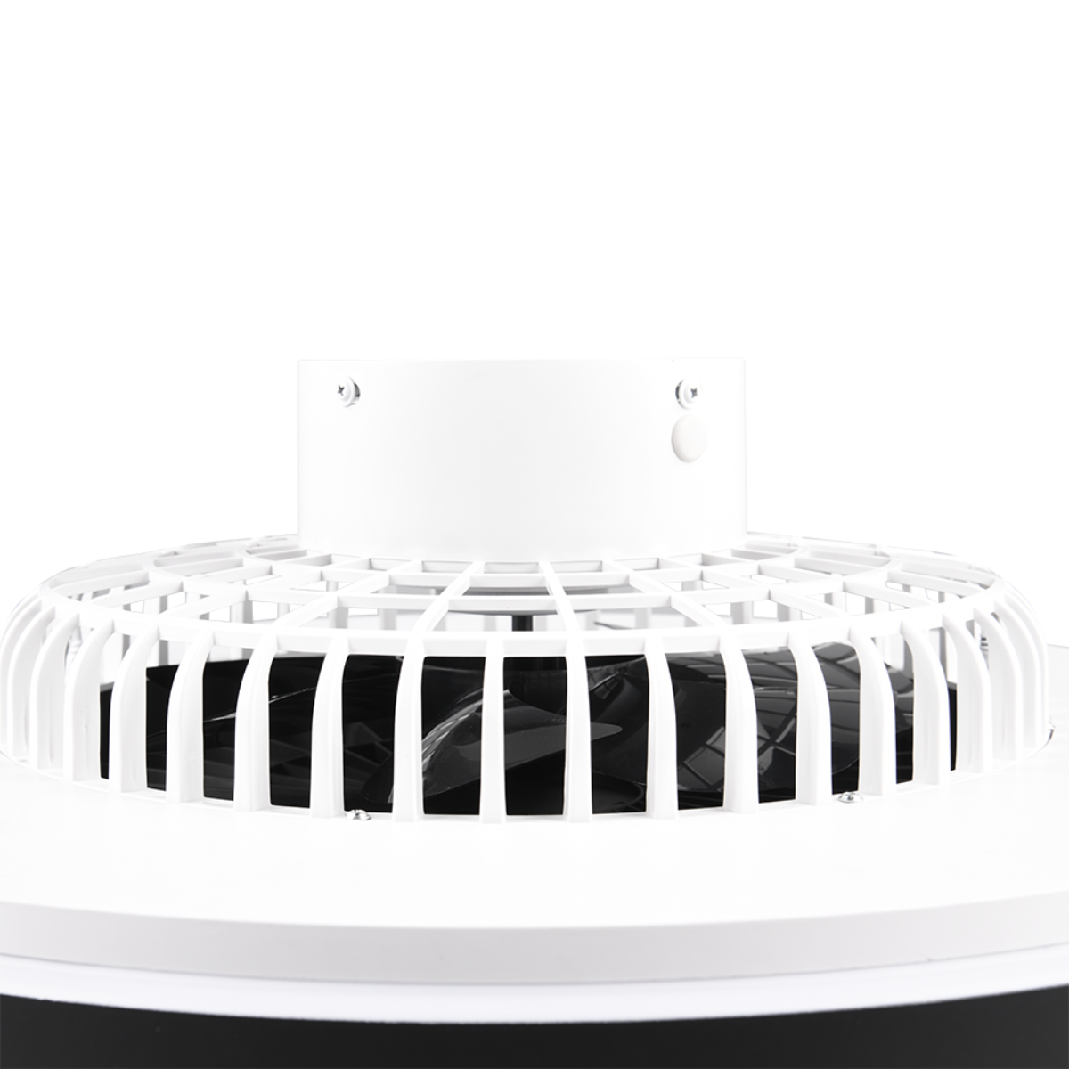 HALMSTAD Black LED Ring Ceiling Fan