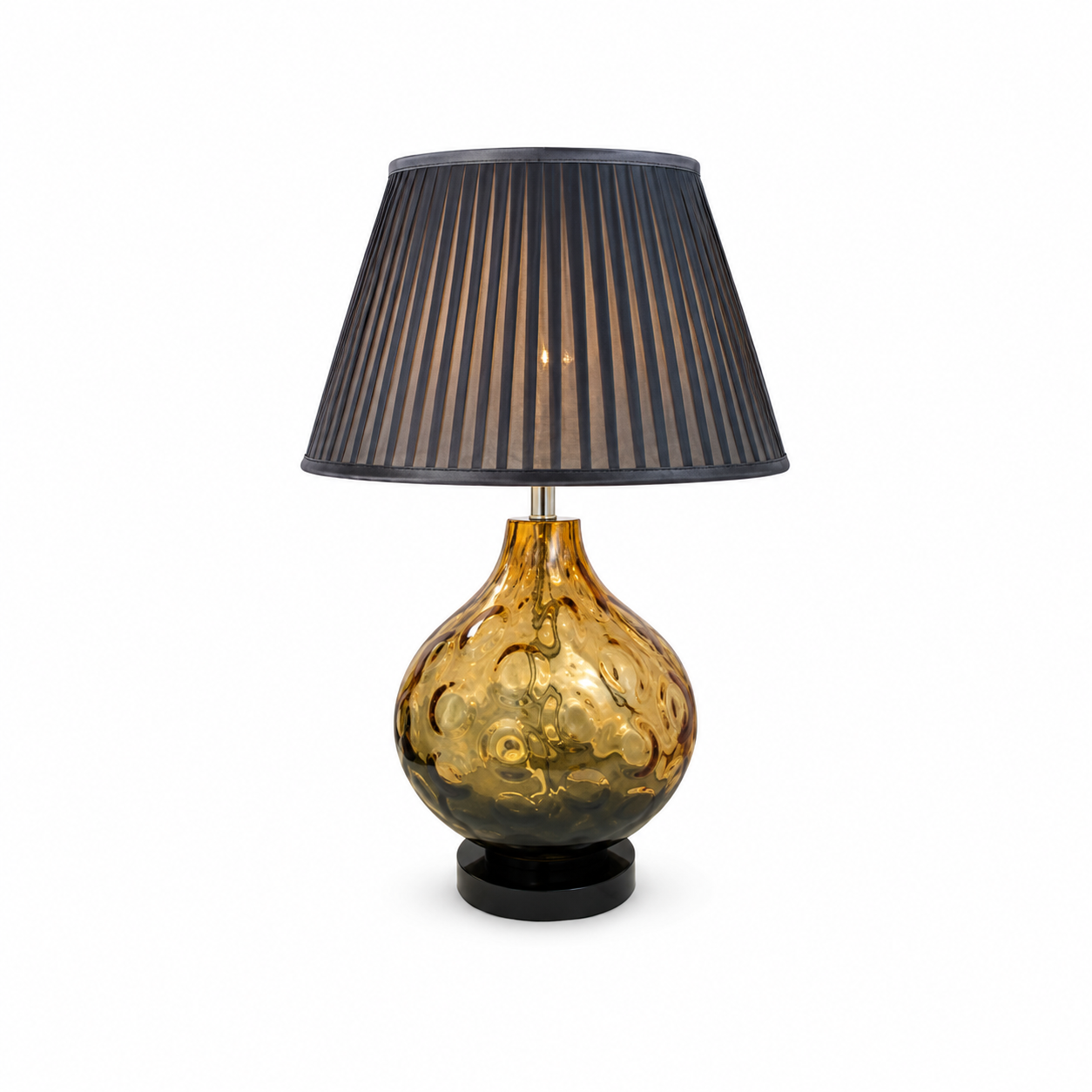TL1431 - Transparent Tinted Yellow Table Lamp