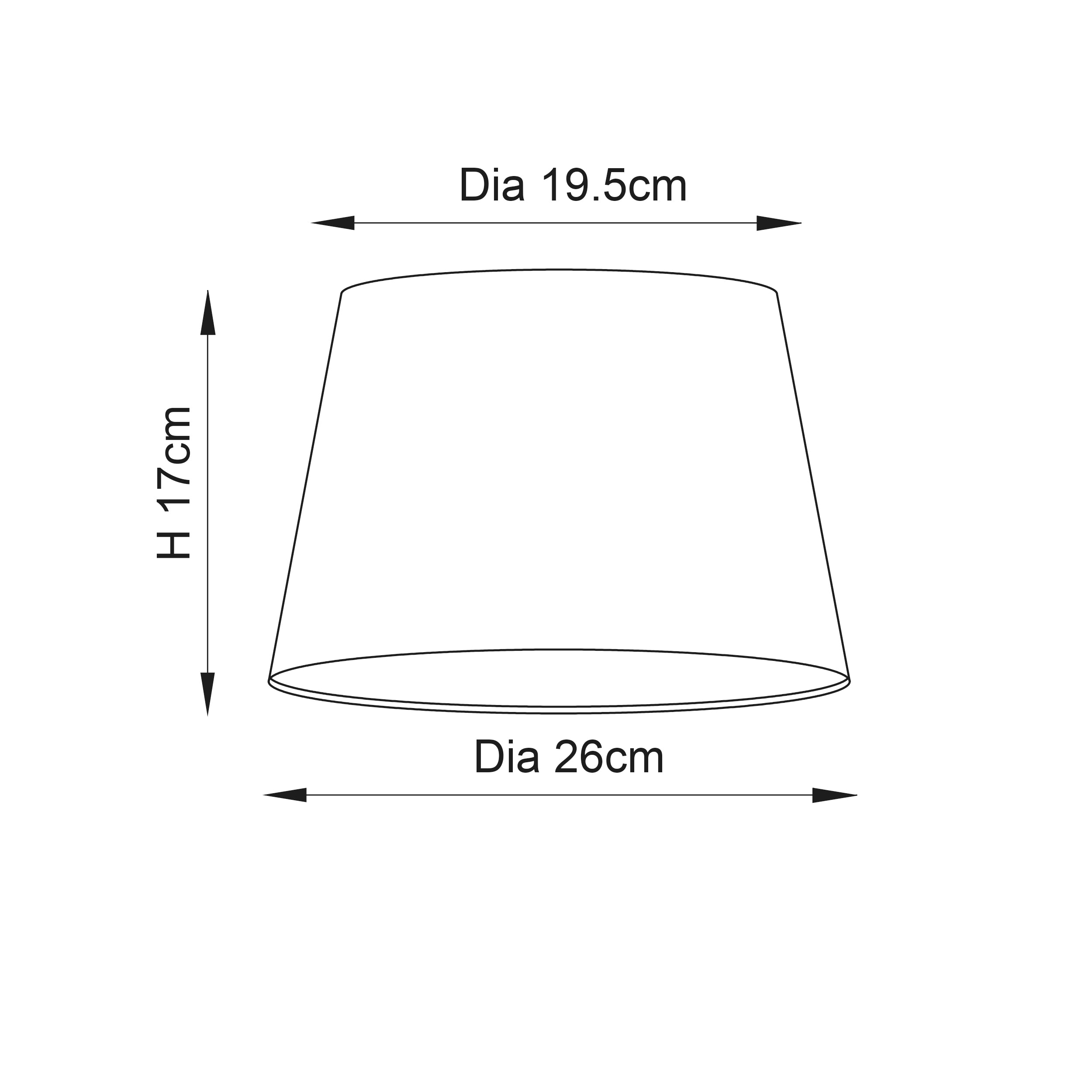 Cici 26cm Grey