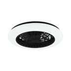 STRALSUND Black Ceiling fan with Starlight Cover