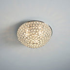 Chryla Chrome Dimmable Flush Mount Bathroom Light
