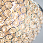 Chryla Chrome Dimmable Flush Mount Bathroom Light