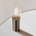 Daley 3-Light Brushed Nickel Pendant Light with White Faux Silk Shade