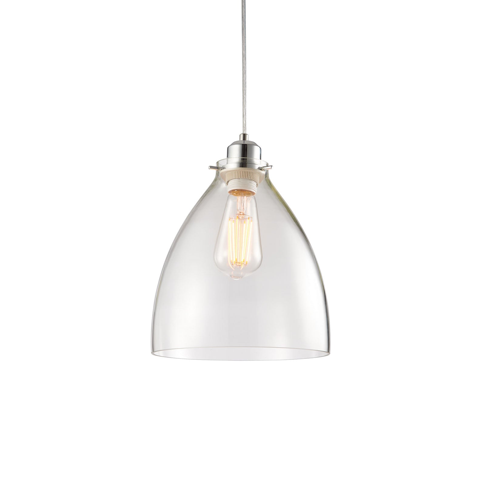 Elstow Simple Glass Pendant Light