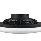 STRALSUND Black Ceiling fan with Starlight Cover
