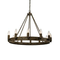 Chevalier 12-Light Adjustable Pendant Light (Aged Metal)